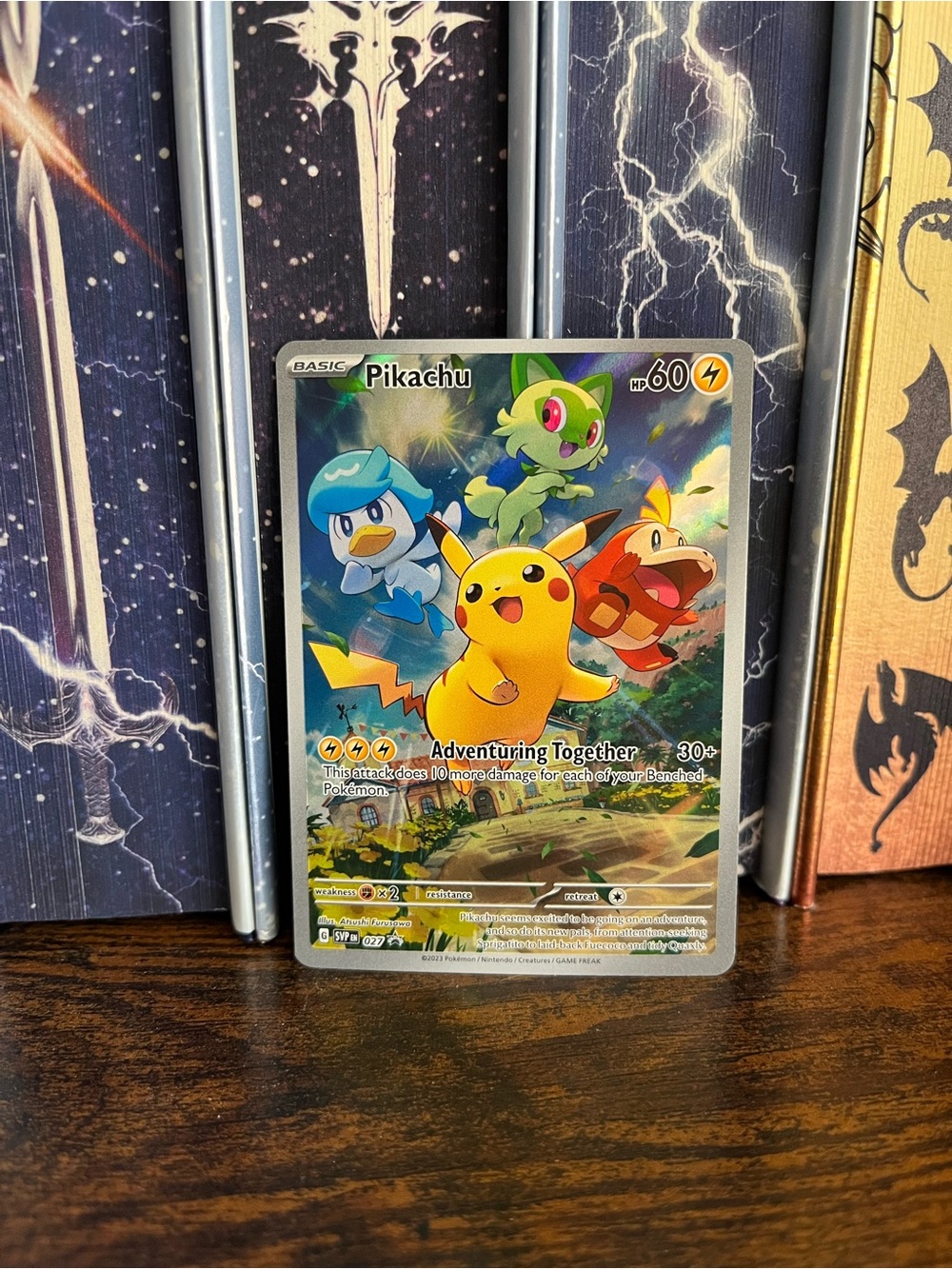 Pikachu Pokemon Scarlet & Violet Promo Card 027